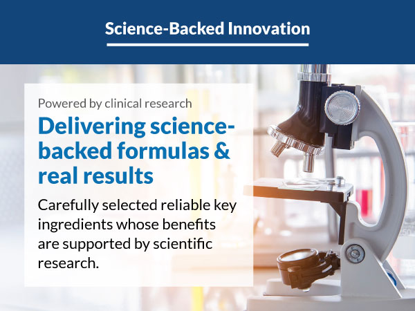 Delivering science-backed formulas & real results