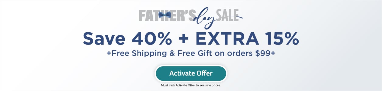 SAVE 40% + an EXTRA 15%