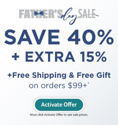 SAVE 40% + an EXTRA 15%