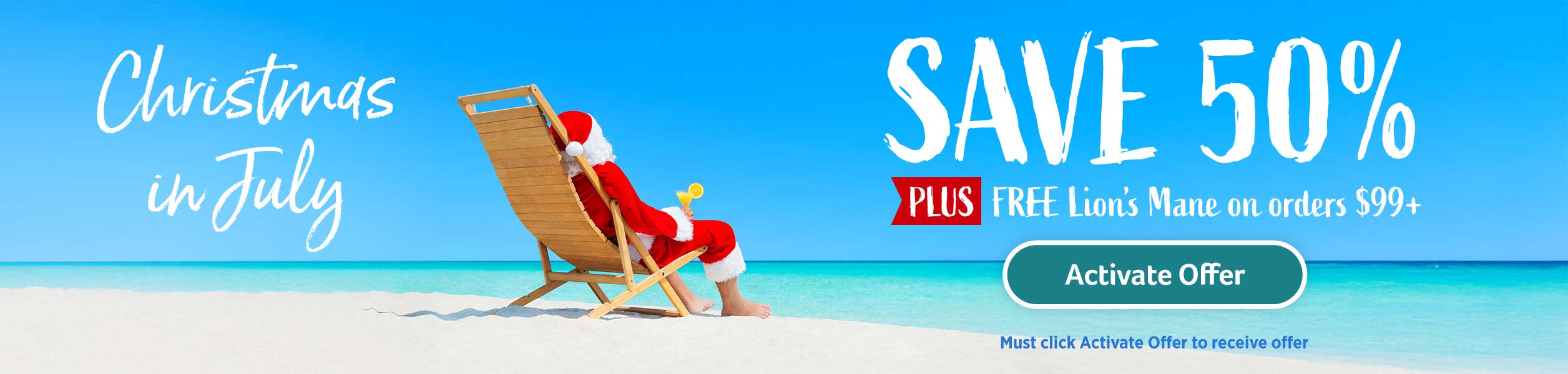 Click to Shop our Xmas in July Sale Xmas in July - SAVE $50
