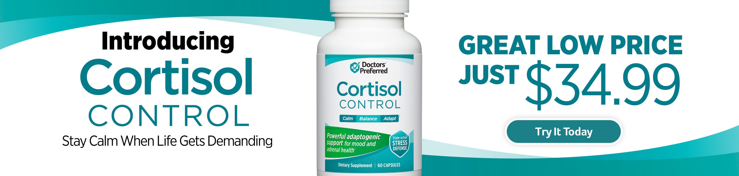 Introducing Cortisol Control - Shop Now Shop Cortisol Control