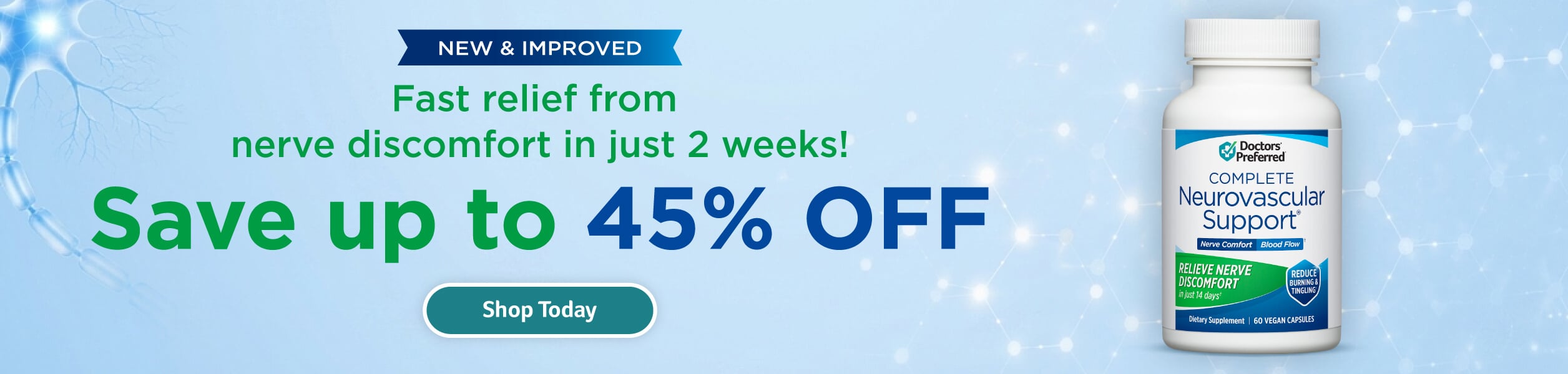 Complete Neurovascular Support - Save up to 45% on Fast Relief