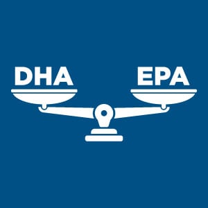 The right balance of DHA to EPA omega-3s