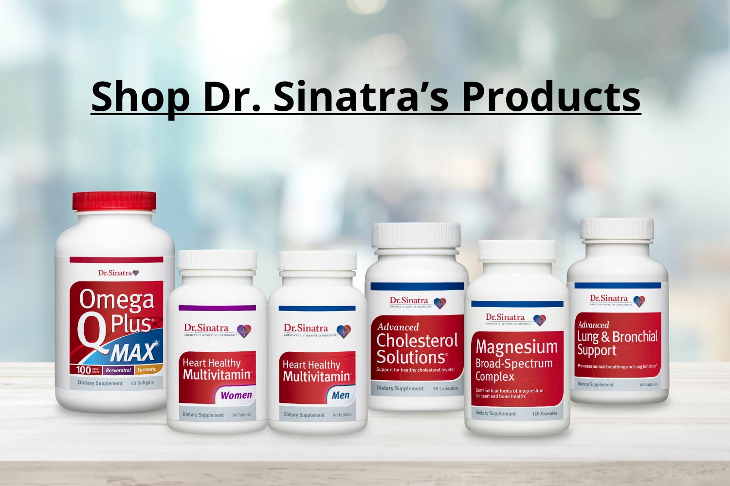 Shop Dr. Sinatra Nutrition Products
