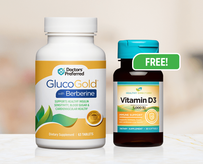 GlucoGold and Vitamin D Bundle